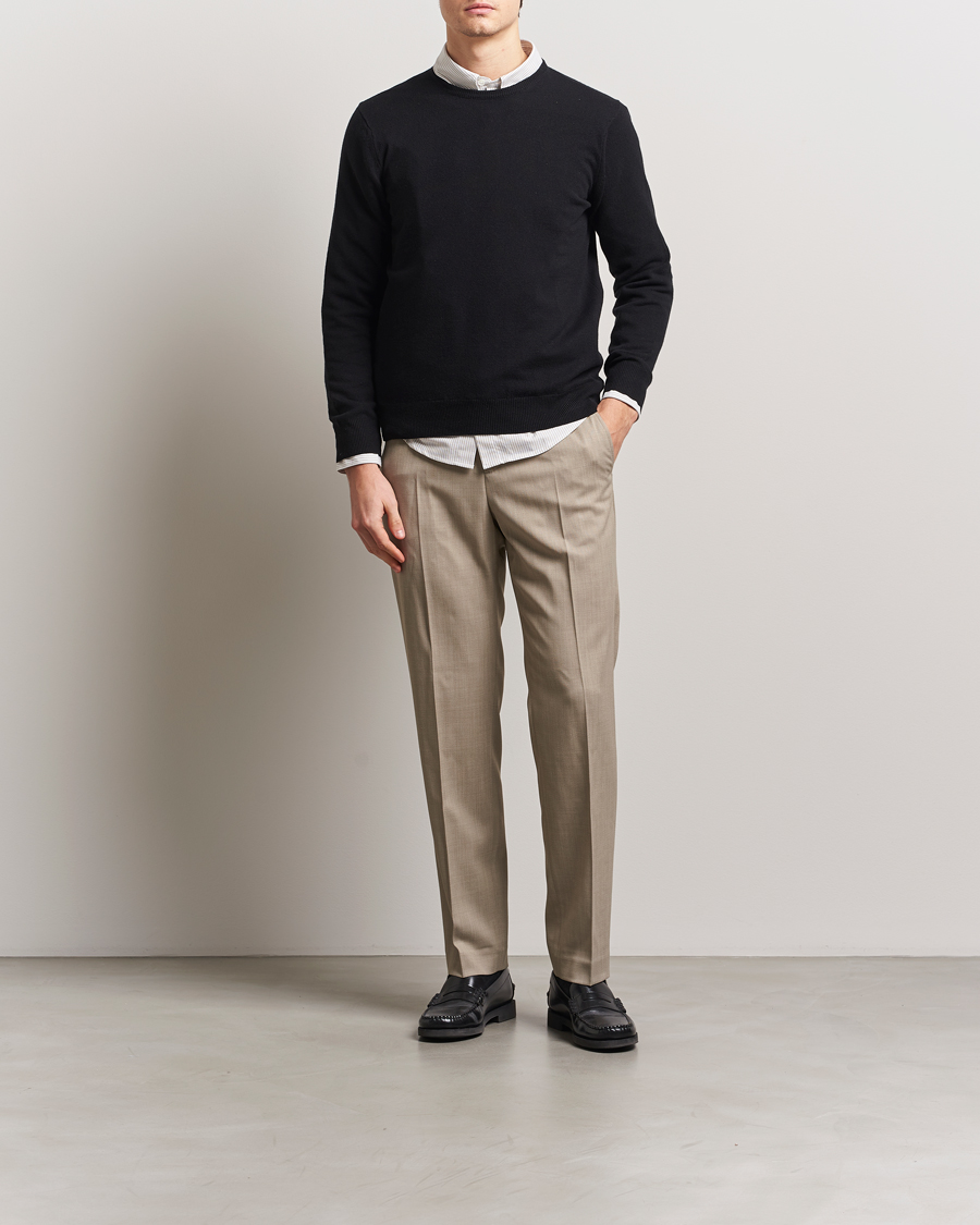 Herr | Byxor | Filippa K | Tailored Twill Drawstring Trousers Sage Melange