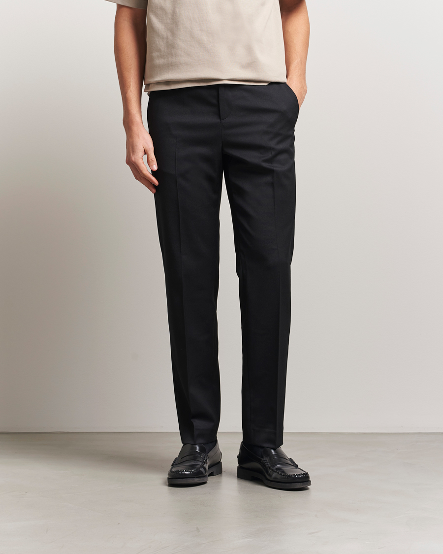 Herr | Byxor | Filippa K | Troy Tailored Drawstring Trousers Black