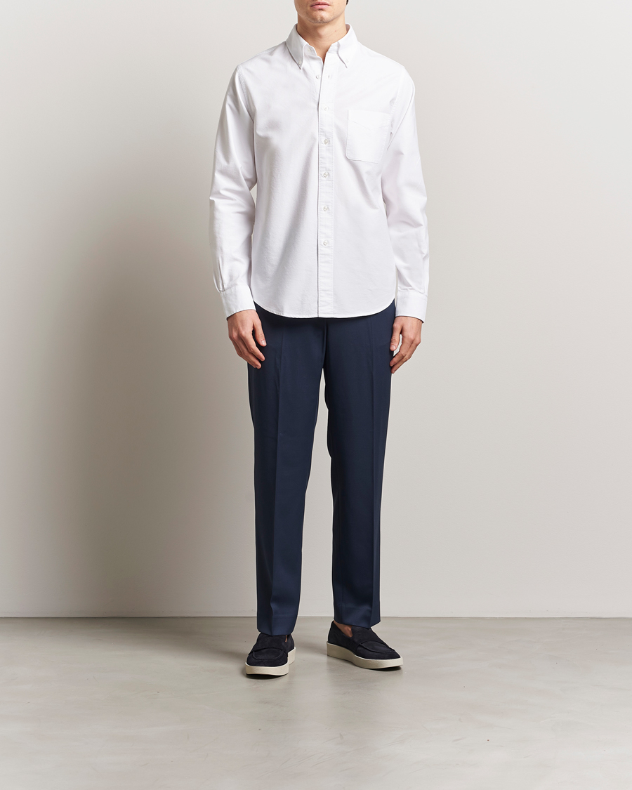 Herr | Byxor | Filippa K | Relaxed Terry Wool Trousers Dusk Blue