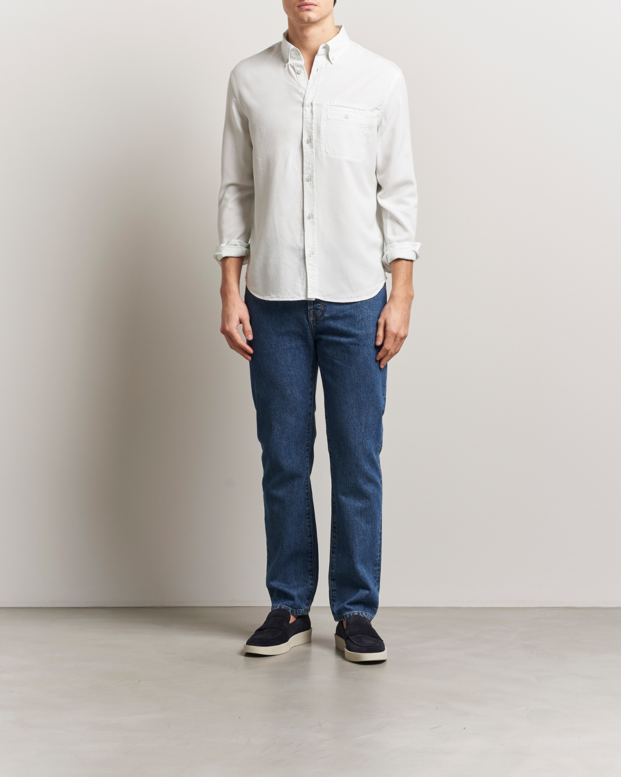 Herr | Skjortor | Filippa K | Zachary Lyocell Shirt Pale Blue