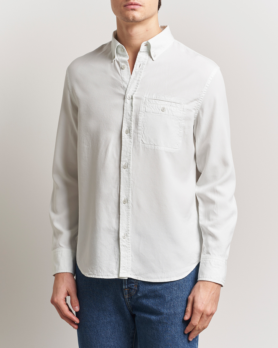 Herr | Skjortor | Filippa K | Zachary Lyocell Shirt Pale Blue