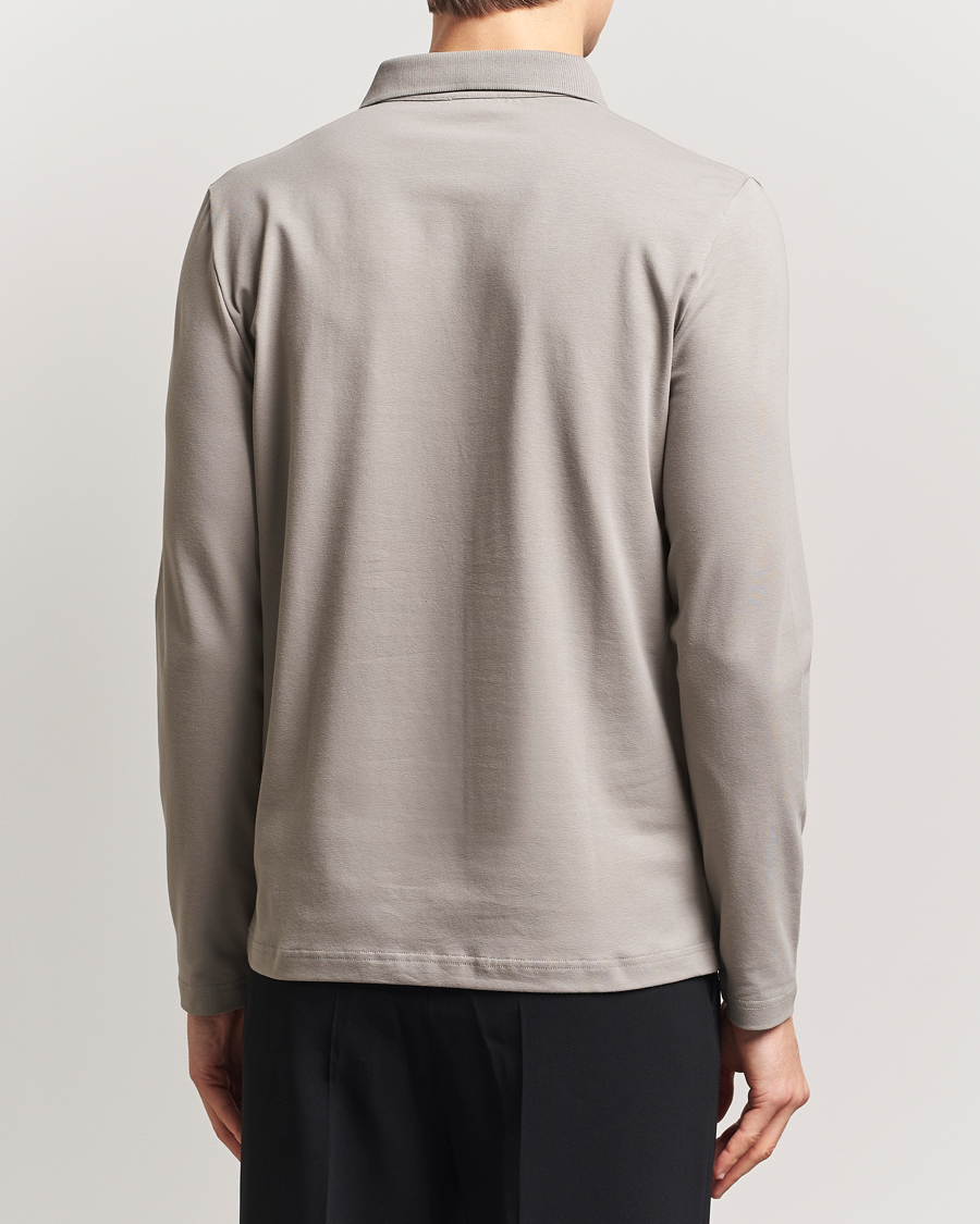 Herr | Pikéer | Filippa K | Luke Stretch Polo Shirt Dove Grey