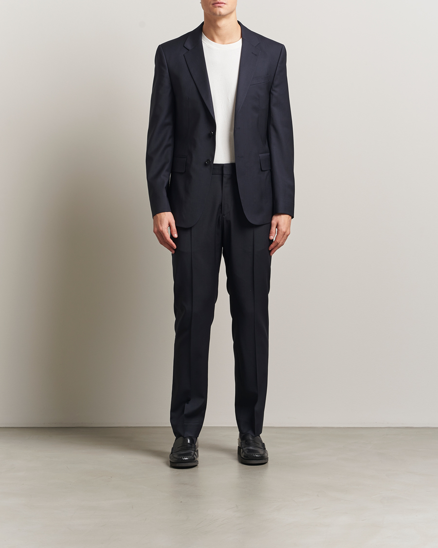Herr | Kavajer | Filippa K | Slim Wool Blazer Dark Navy