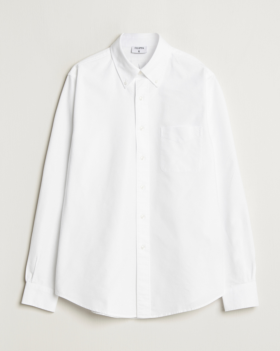 Herr | Skjortor | Filippa K | Slim Oxford Shirt White