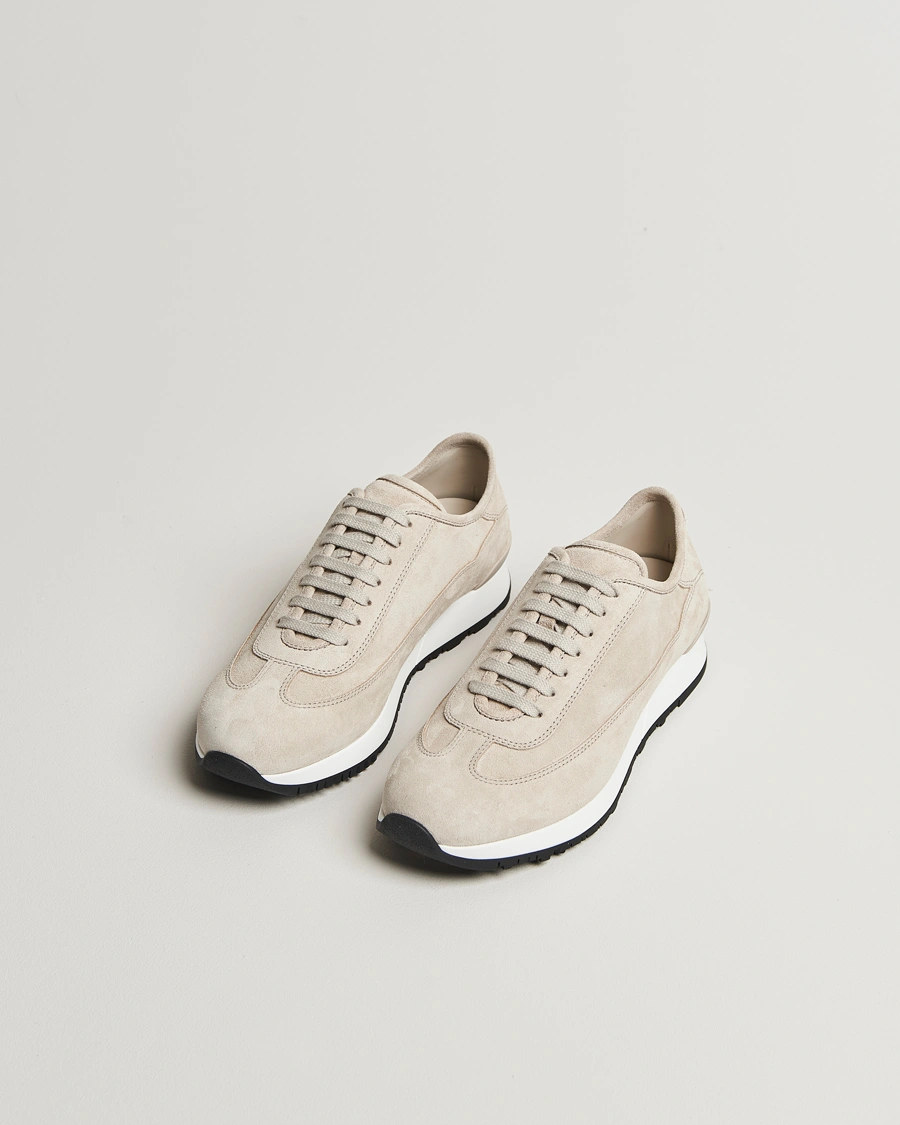Herr | Sneakers | John Lobb | Foundry Luxury Running Sneakers Sand