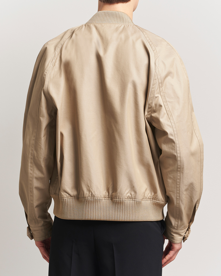 Herr | Jackor | Filippa K | Cotton Track Jacket Khaki Beige