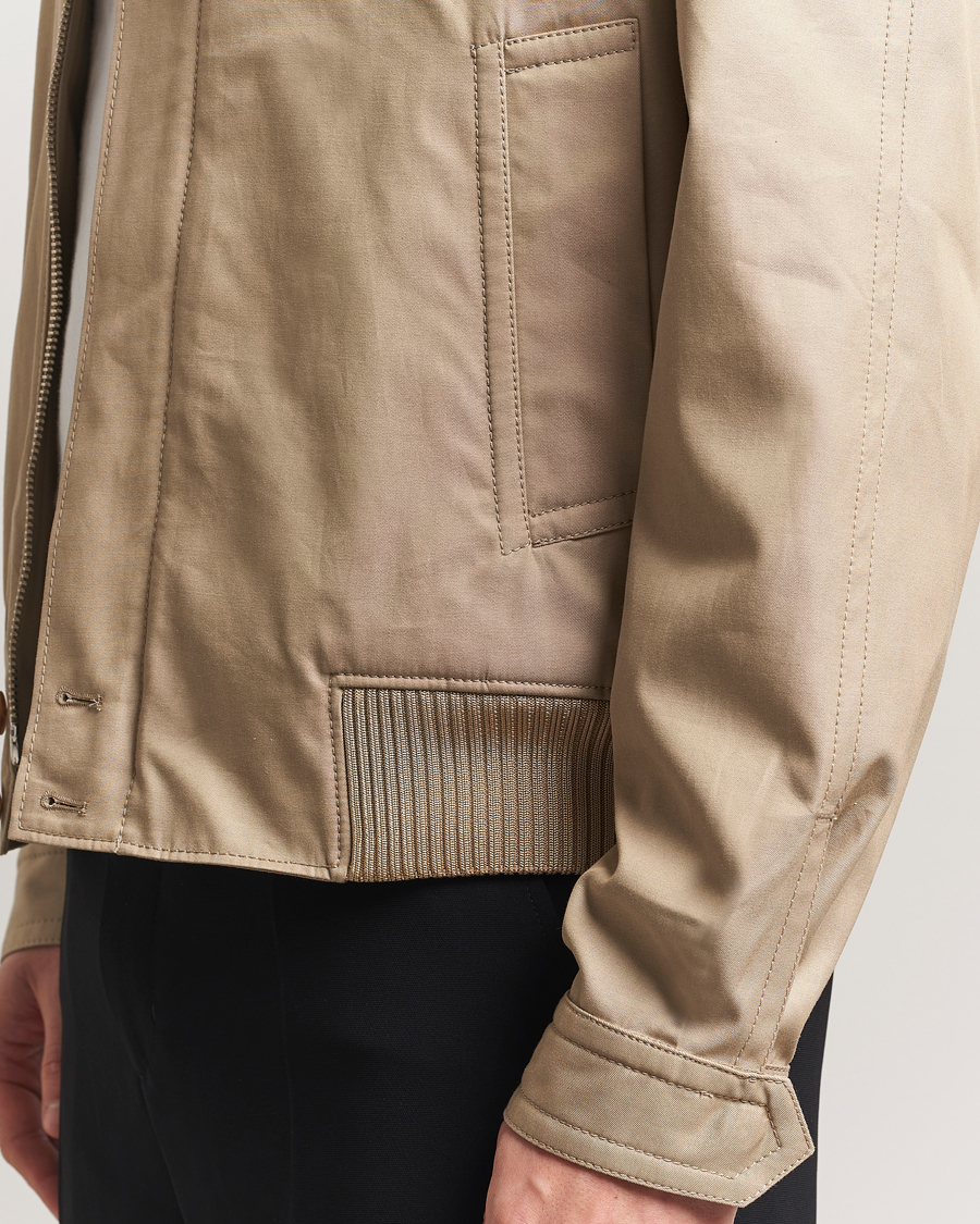 Herr | Jackor | Filippa K | Cotton Track Jacket Khaki Beige