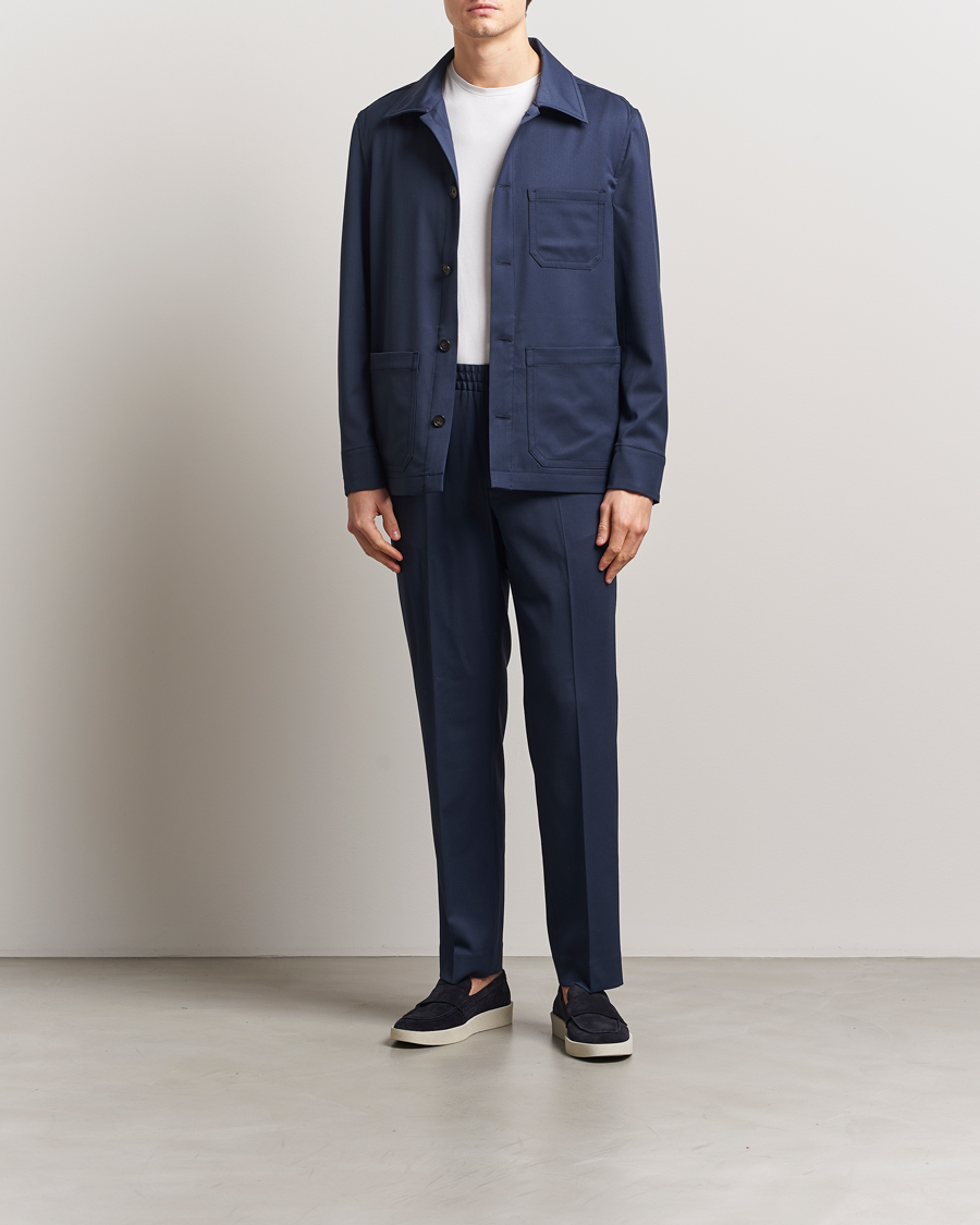 Herr | Jackor | Filippa K | Work Shirt Jacket Dusk Blue
