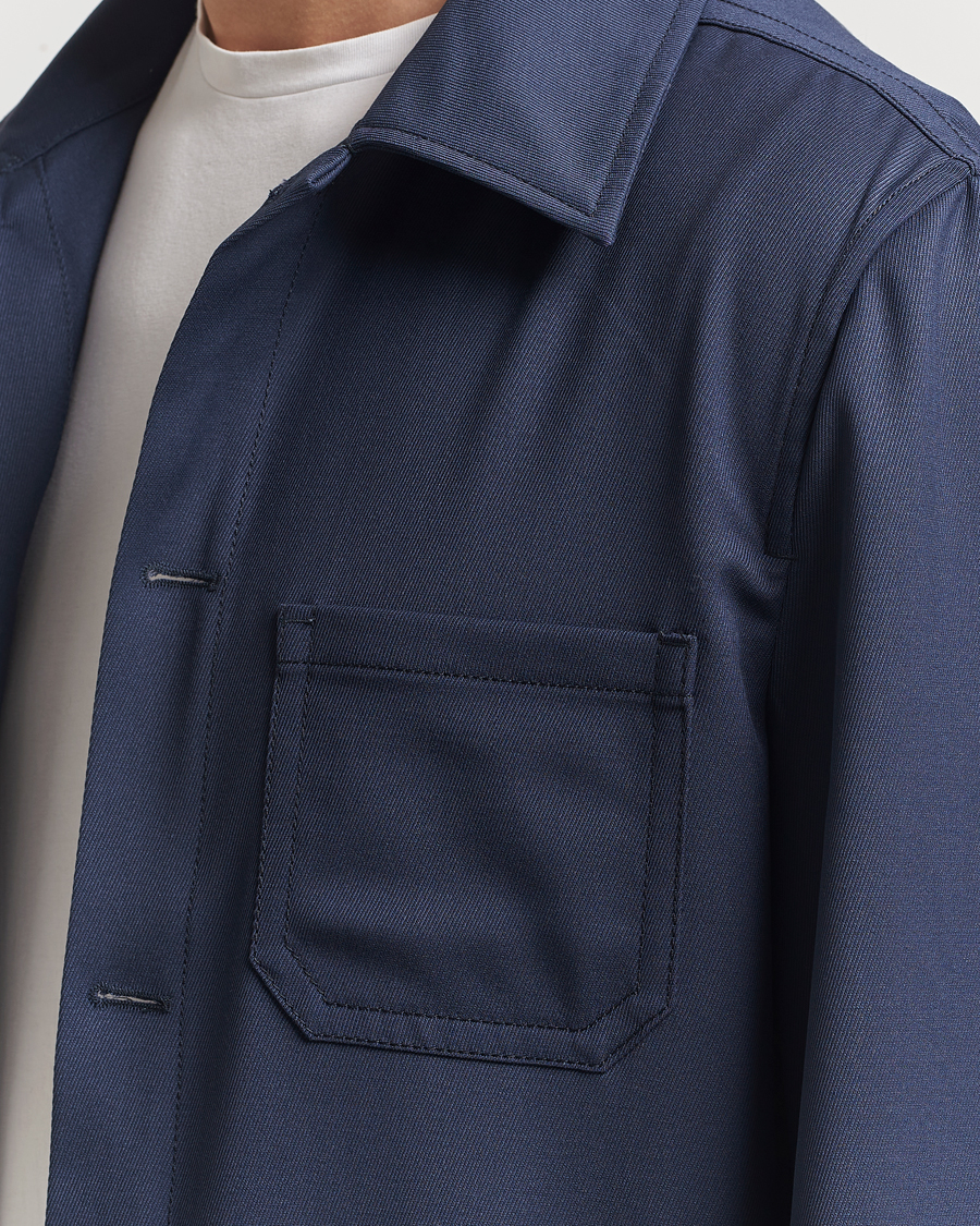 Herr | Jackor | Filippa K | Work Shirt Jacket Dusk Blue