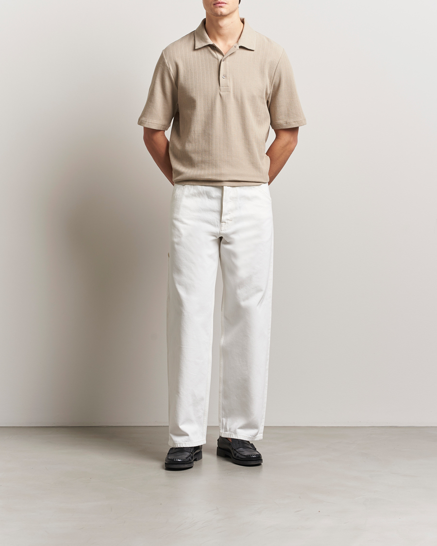 Herr | Jeans | Filippa K | Baggy Jeans Ecru Wash