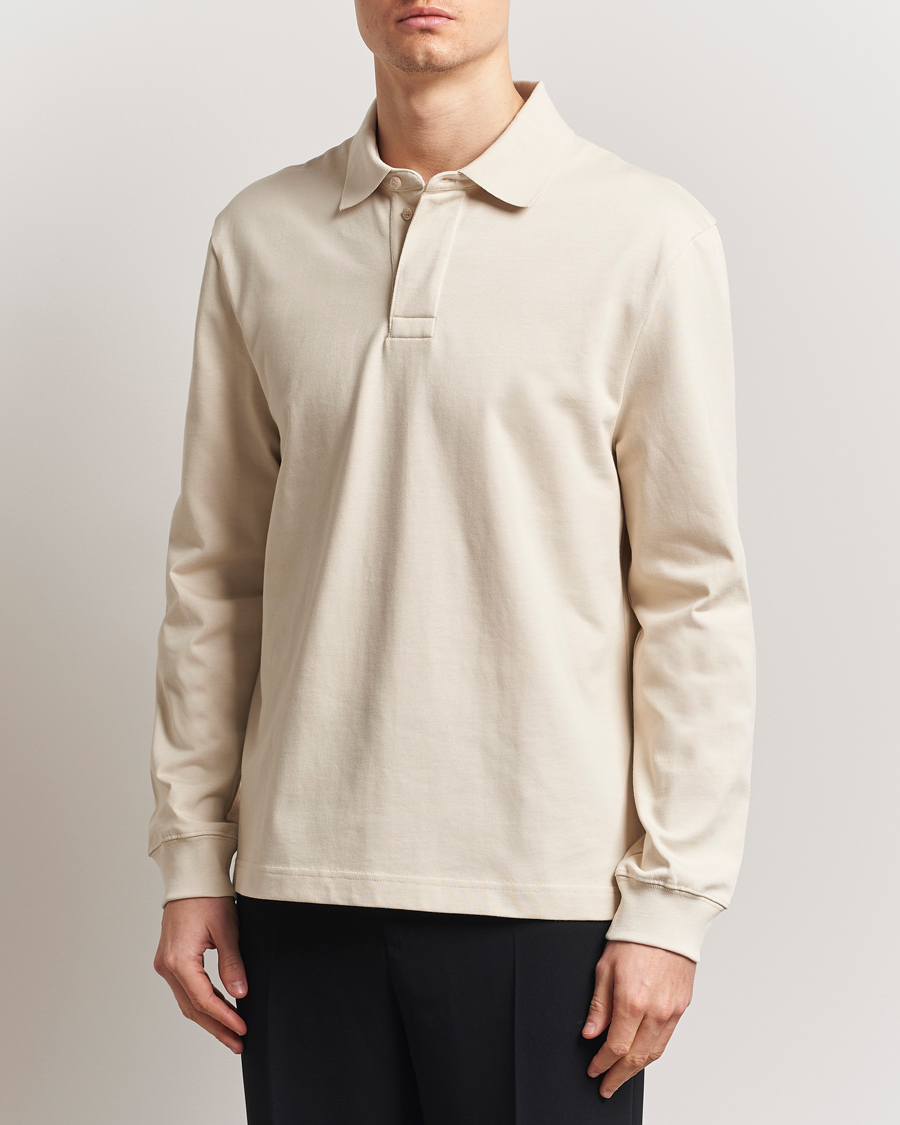 Herr | Tröjor | Filippa K | Heavy Cotton Rugby Shirt Cream White