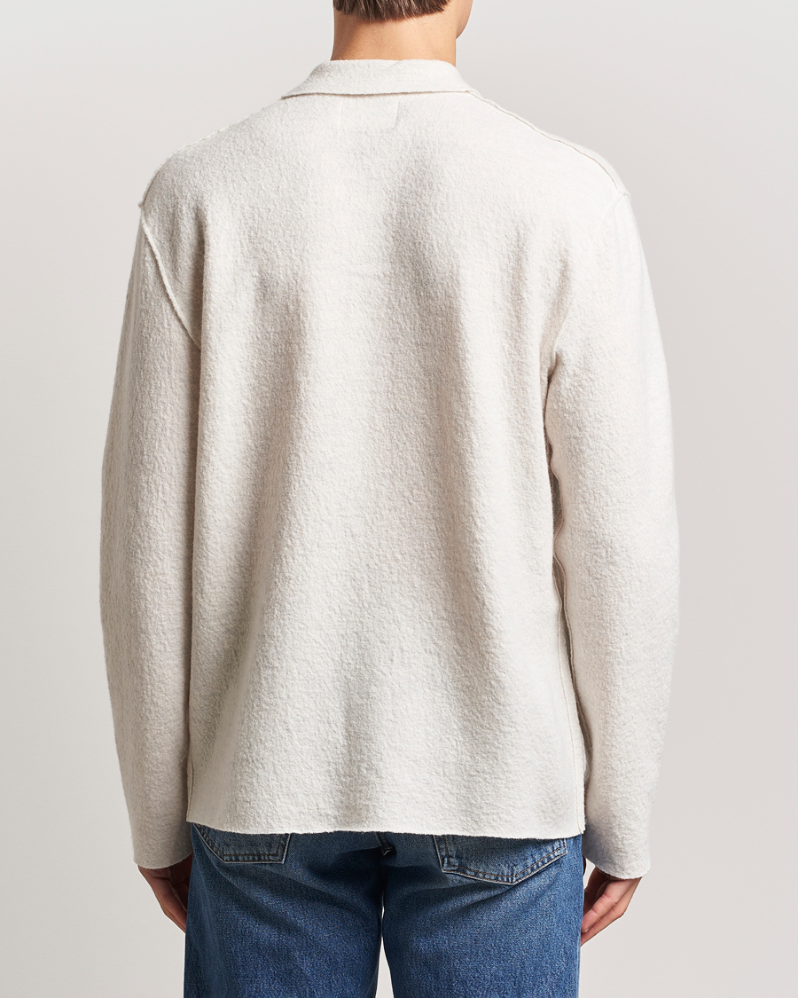 Herr | Tröjor | NN07 | Jonas Boiled Wool Cardigan Ivory