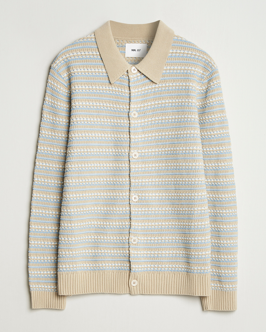 Herr | Tröjor | NN07 | Jackie Cotton Structured Cardigan Multi