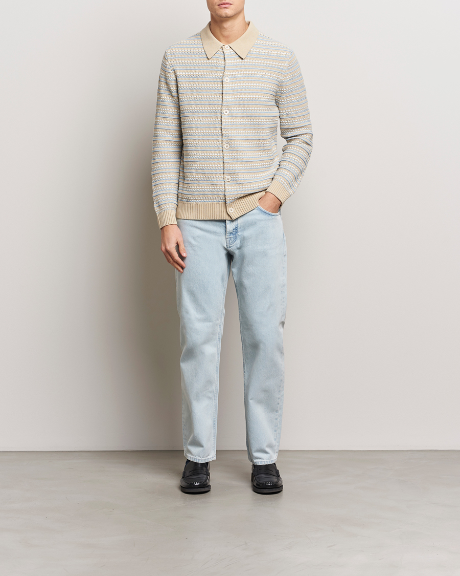 Herr | Tröjor | NN07 | Jackie Cotton Structured Cardigan Multi
