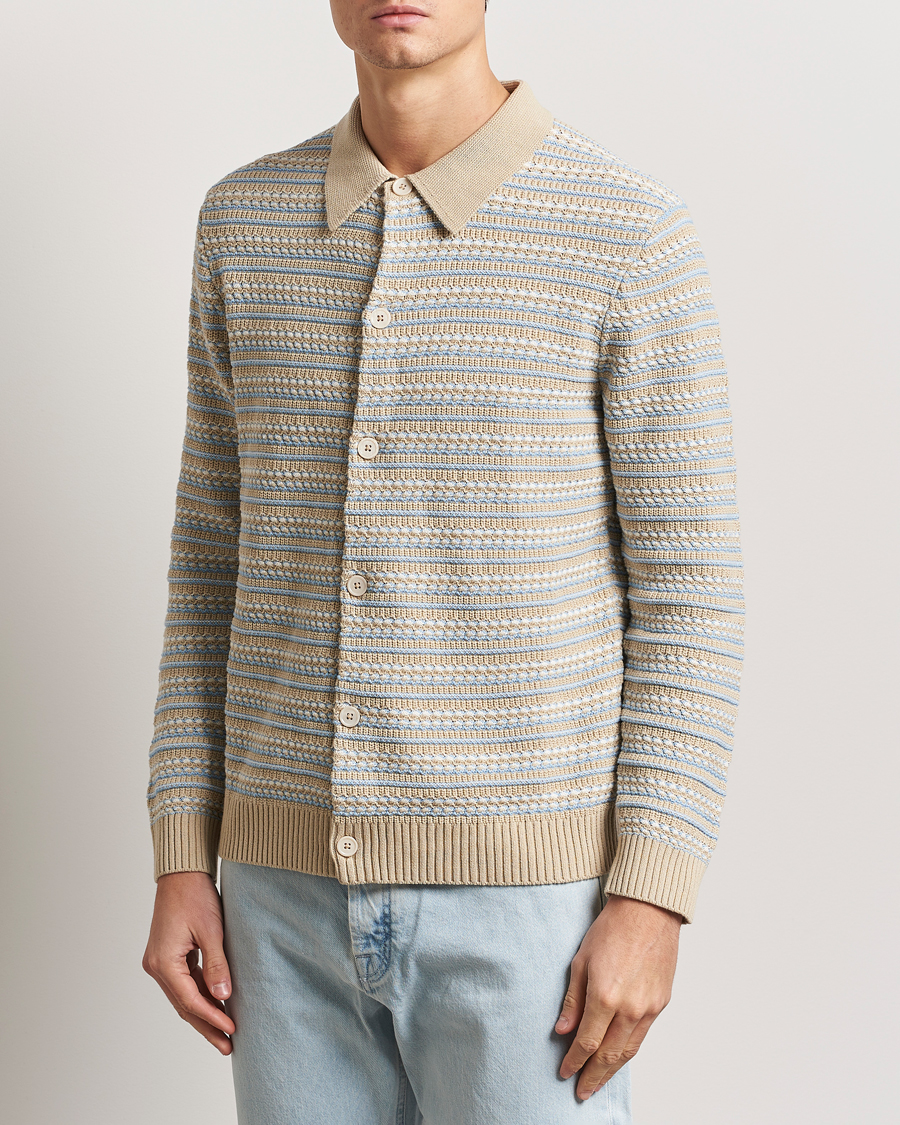 Herr | Tröjor | NN07 | Jackie Cotton Structured Cardigan Multi