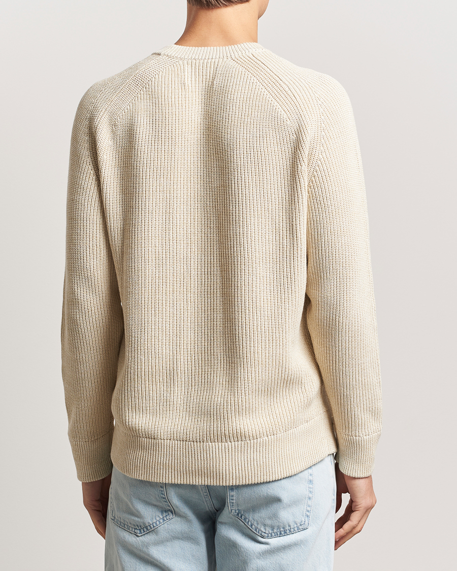Herr | Tröjor | NN07 | Jacobo Cotton Knitted Sweater Ivory