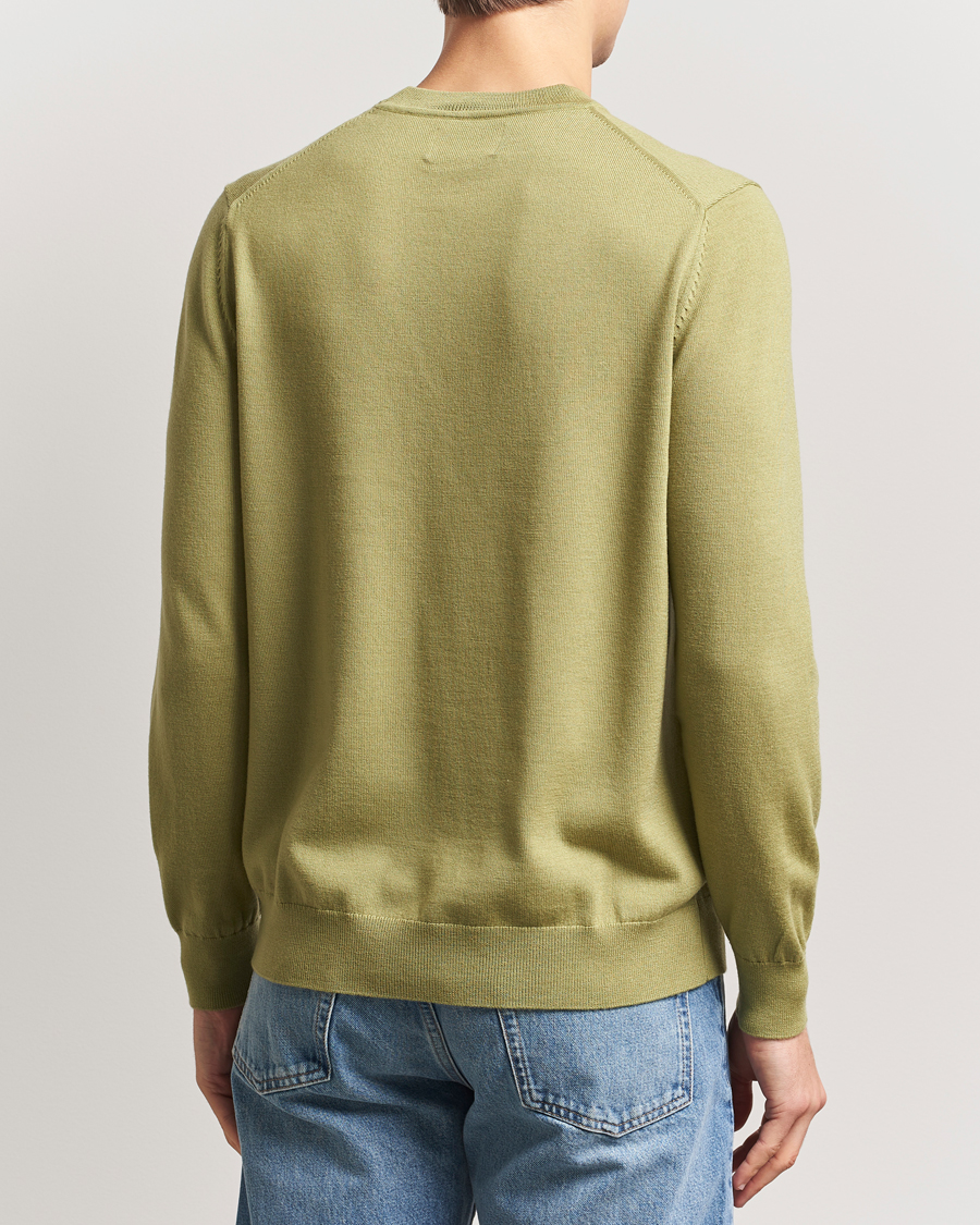 Herr | Tröjor | NN07 | Ted Merino Crew Neck Pullover Evergreen