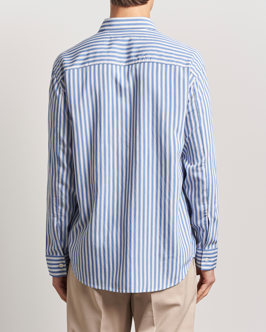Herr | Skjortor | NN07 | Freddy Twill Striped Shirt Blue/White