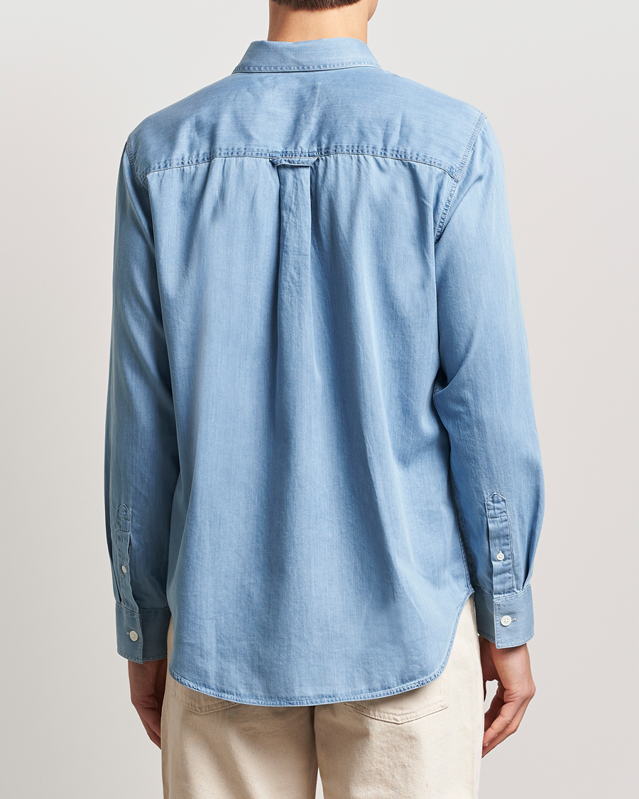 Herr | Skjortor | NN07 | Colby Denim Shirt Bleached Indigo