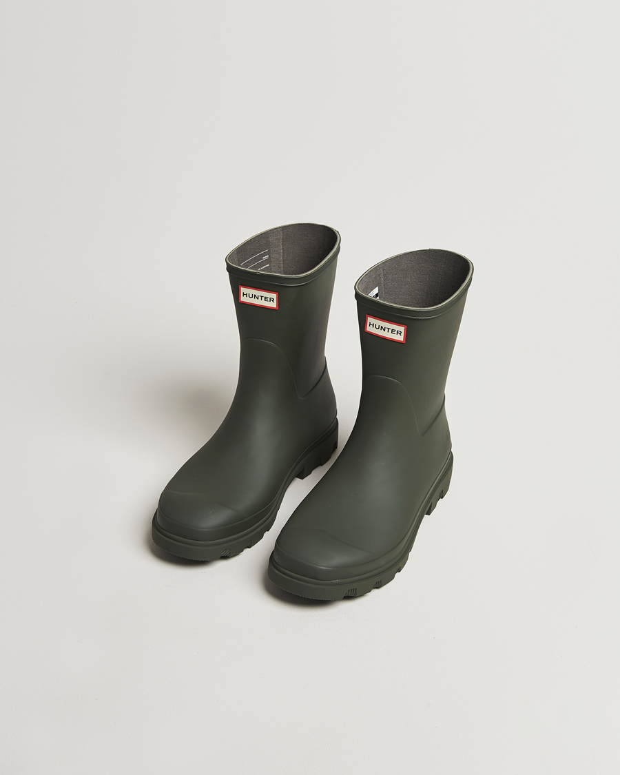 Herr | Galoscher & Gummistövlar | Hunter Boots | Downpour Short Boot Dark Olive