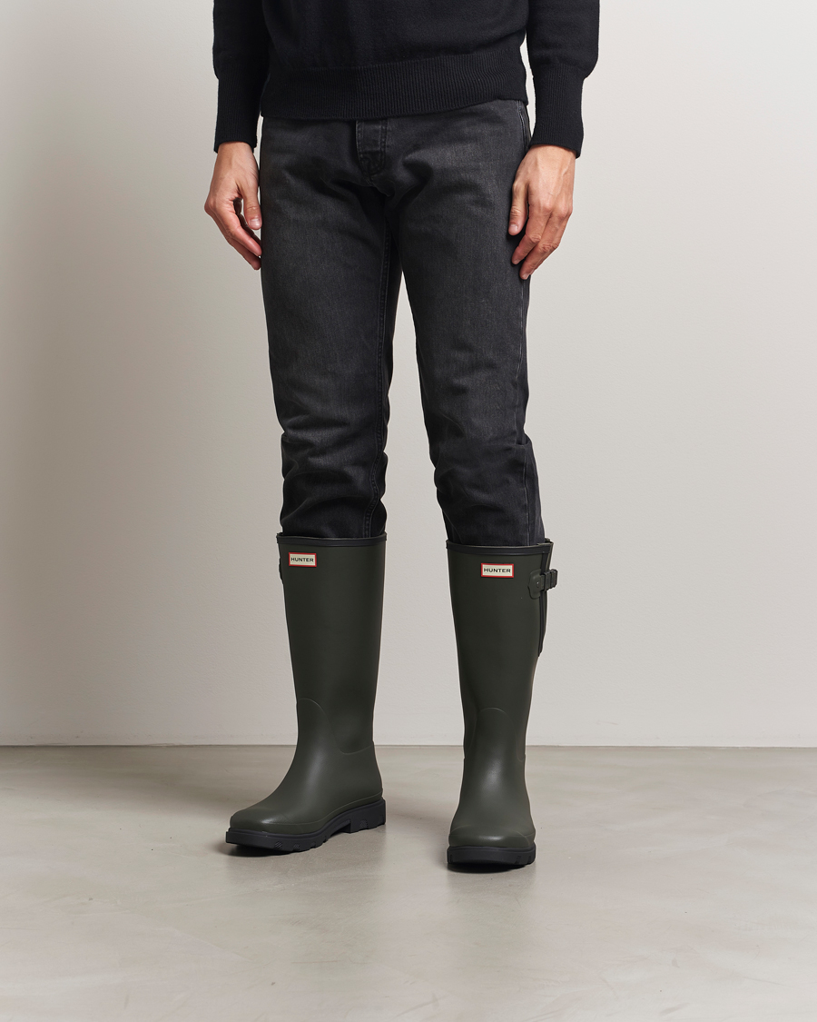 Herr | Galoscher & Gummistövlar | Hunter Boots | Downpour Adjustable Boot Dark Olive