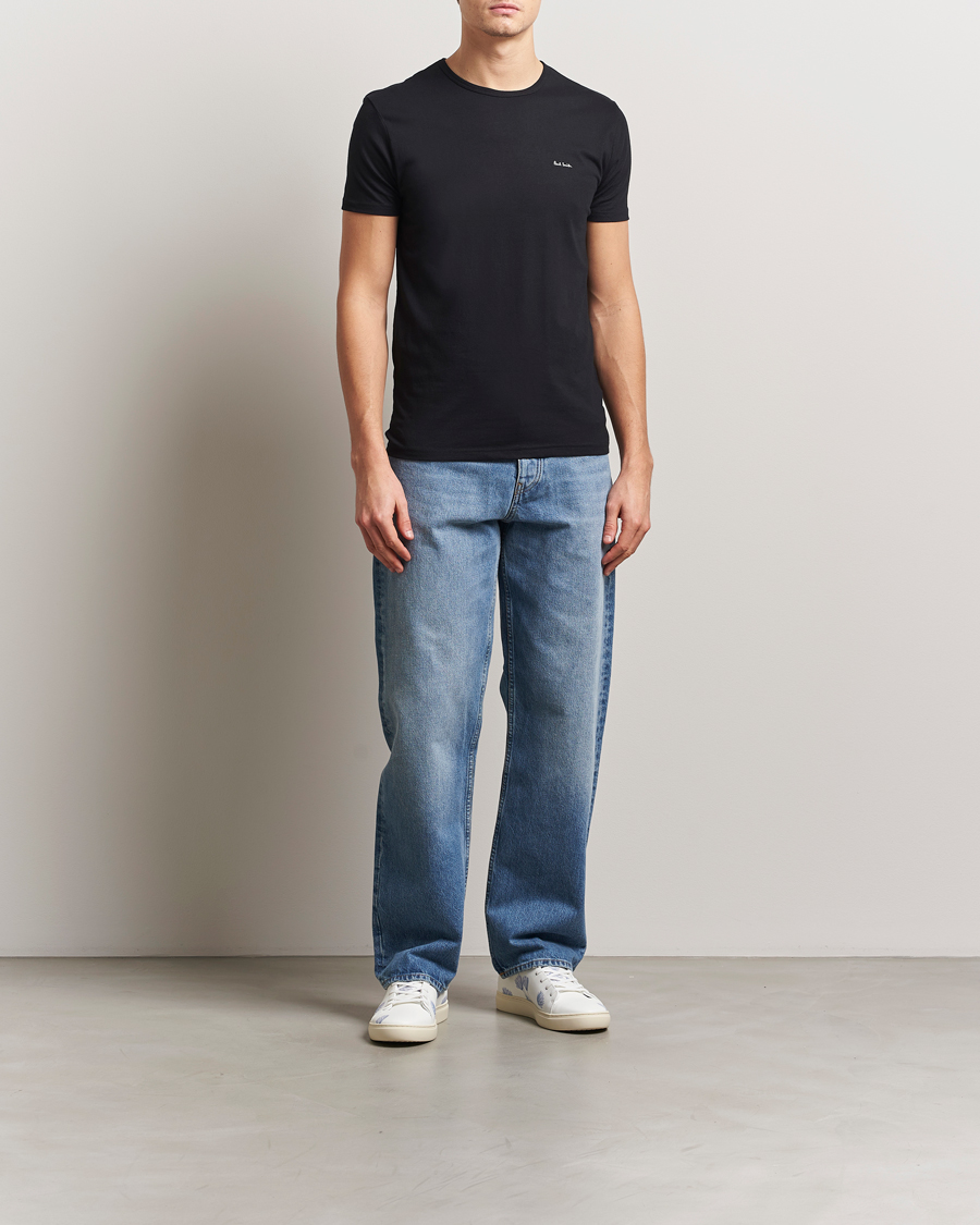 Herr | T-Shirts | Paul Smith | 3-Pack Crew Neck T-Shirt Black