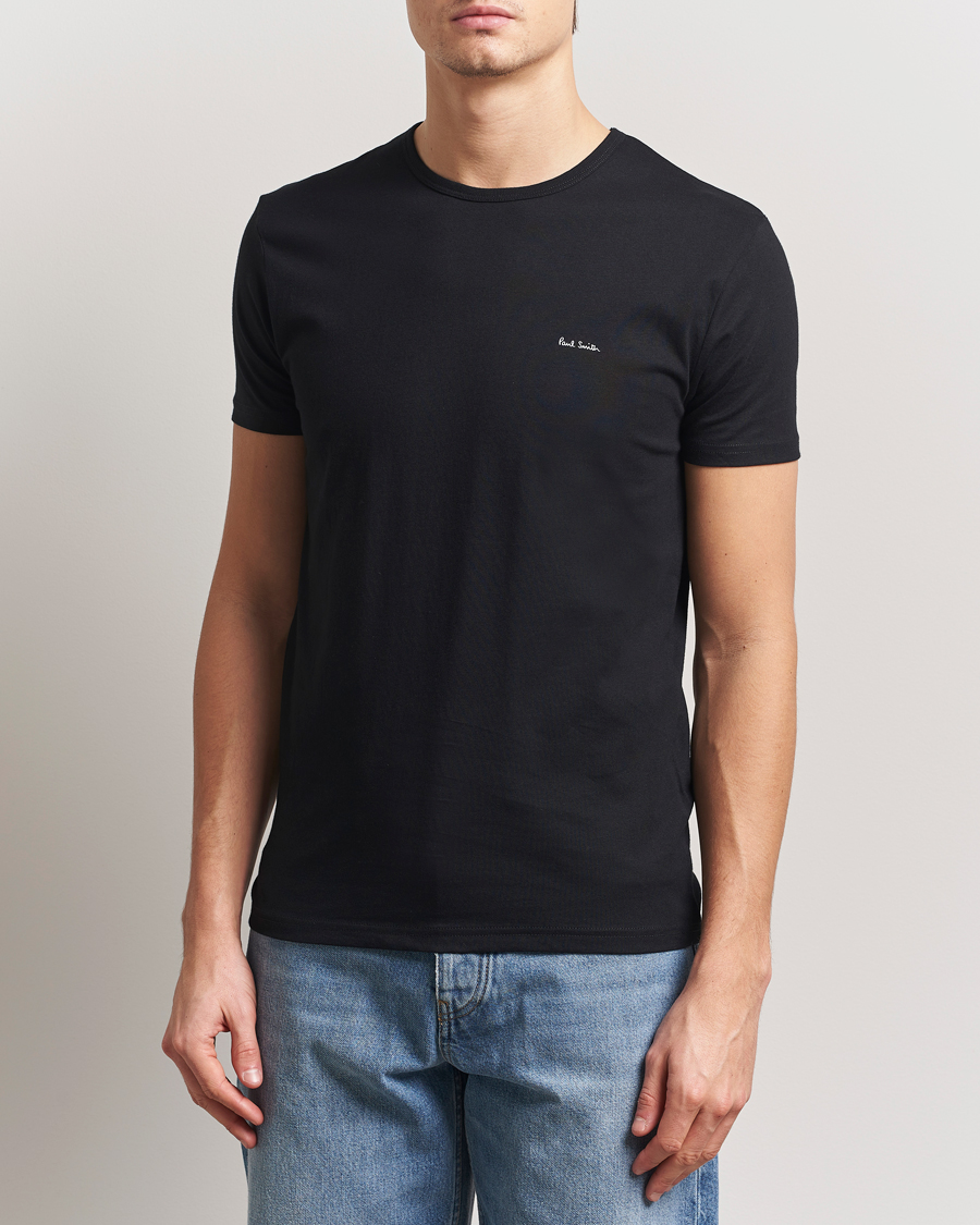 Herr | T-Shirts | Paul Smith | 3-Pack Crew Neck T-Shirt Black