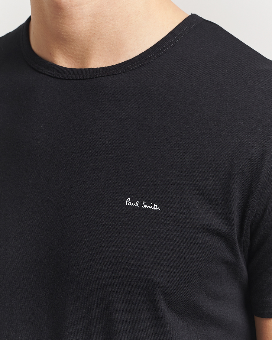Herr | T-Shirts | Paul Smith | 3-Pack Crew Neck T-Shirt Black