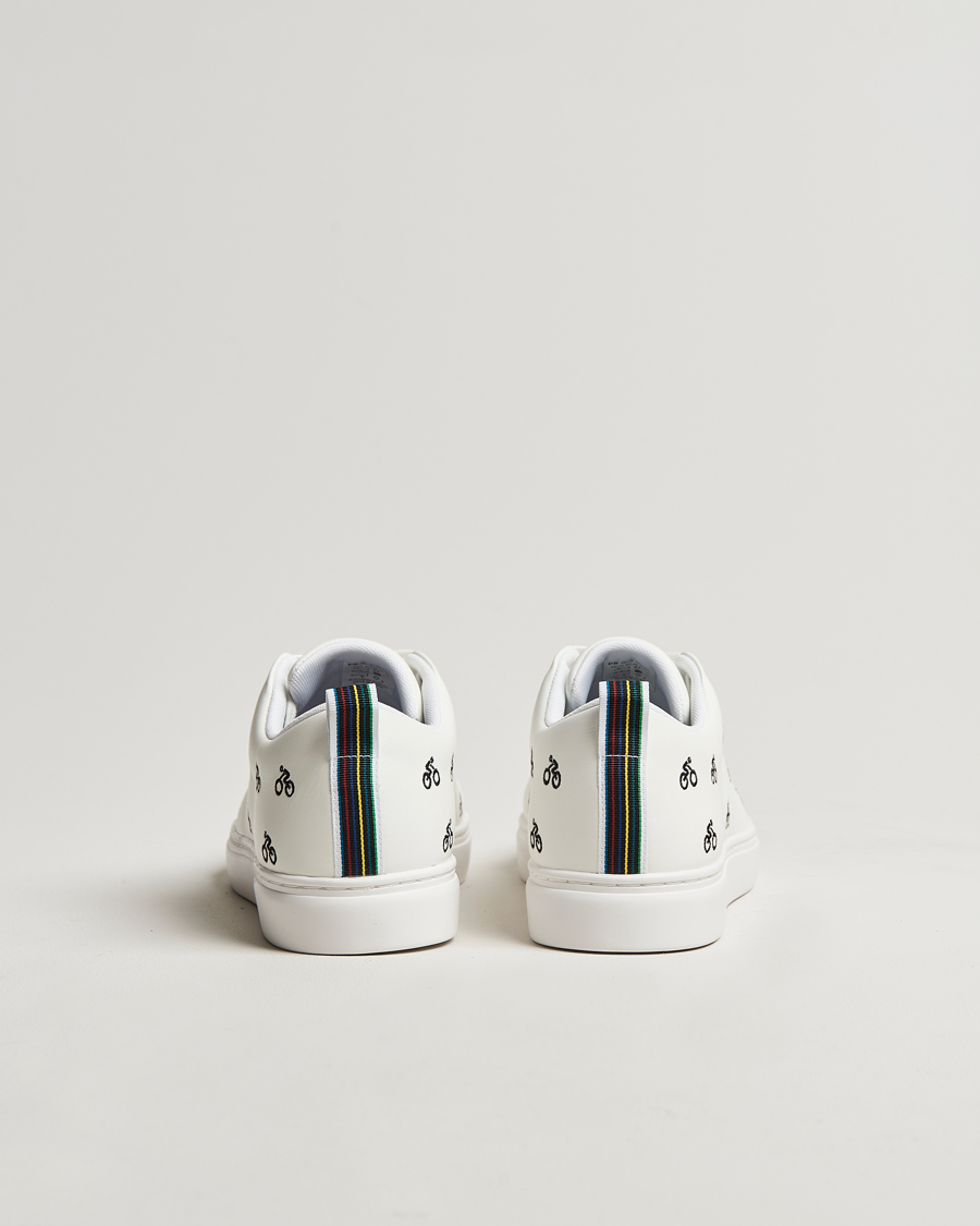 Herr | Sneakers | PS Paul Smith | Lee Cycle Embroidery Leather Sneaker White
