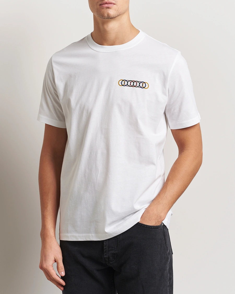 Herr | T-Shirts | PS Paul Smith | Multi Circles Crew Neck T-Shirt White