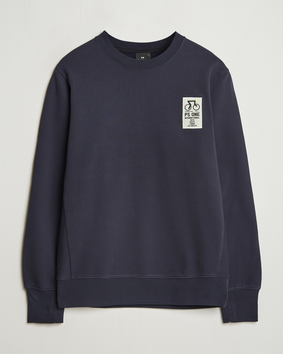 Herr | Tröjor | PS Paul Smith | One Bike Crew Neck Sweatshirt Navy