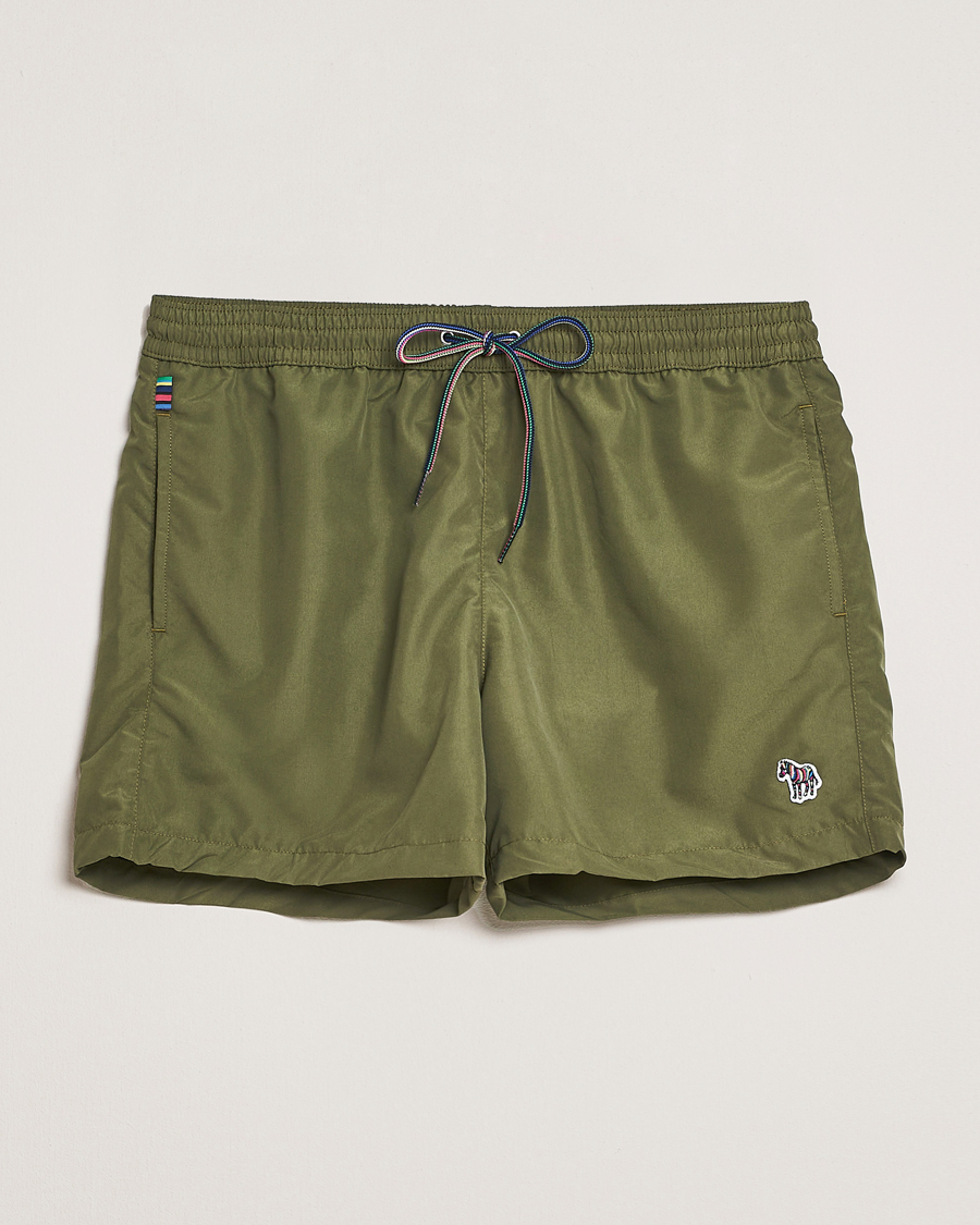 Herr | Badbyxor | Paul Smith | Zebra Swimshorts Green