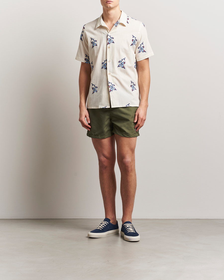 Herr | Badbyxor | Paul Smith | Zebra Swimshorts Green