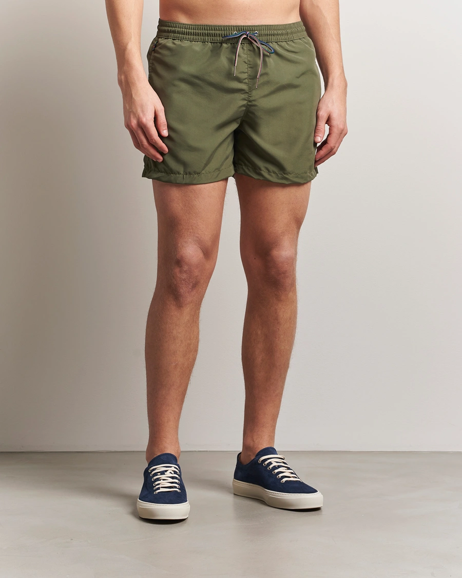 Herr | Badbyxor | Paul Smith | Zebra Swimshorts Green