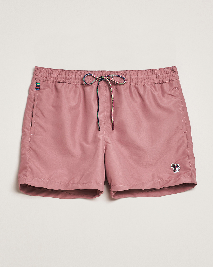 Herr | Badbyxor | Paul Smith | Zebra Swimshorts Dusty Red