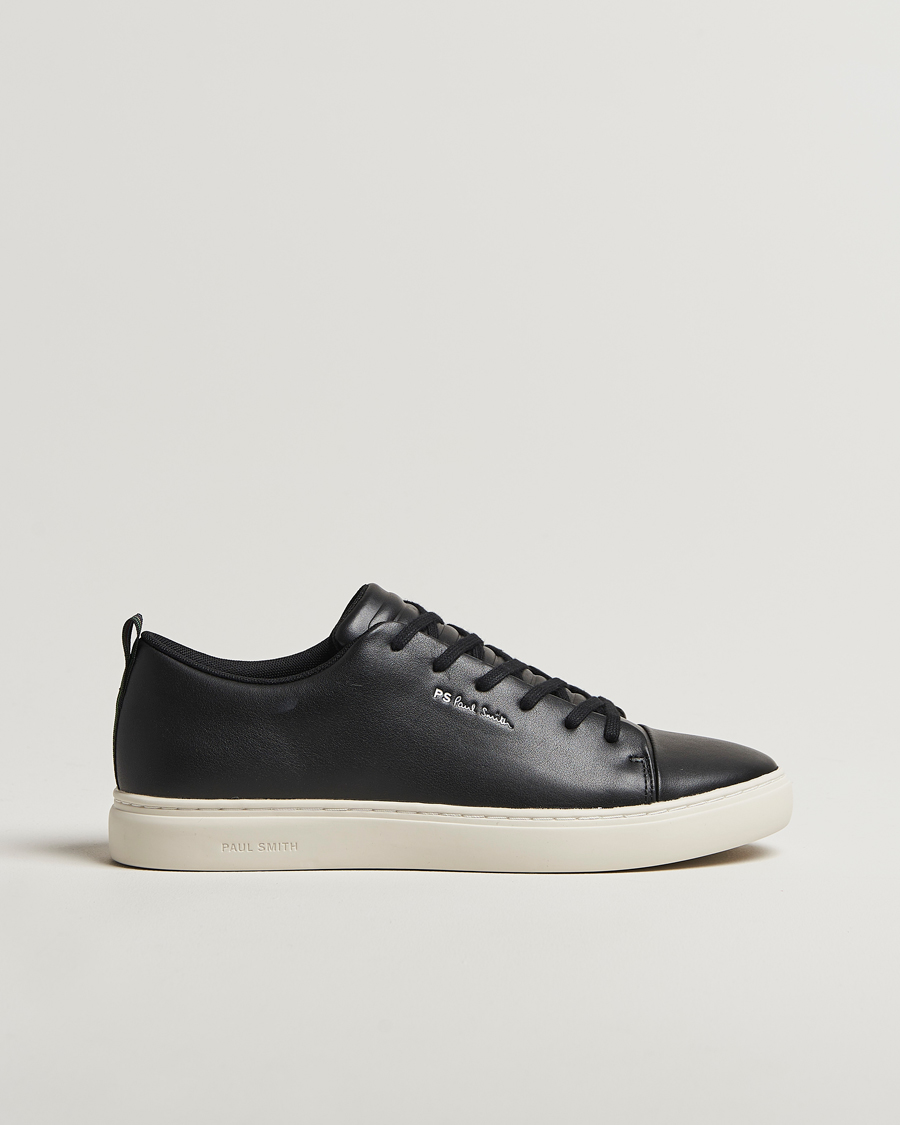 Herr | Sneakers | PS Paul Smith | Lee Cap Toe Leather Sneaker Black