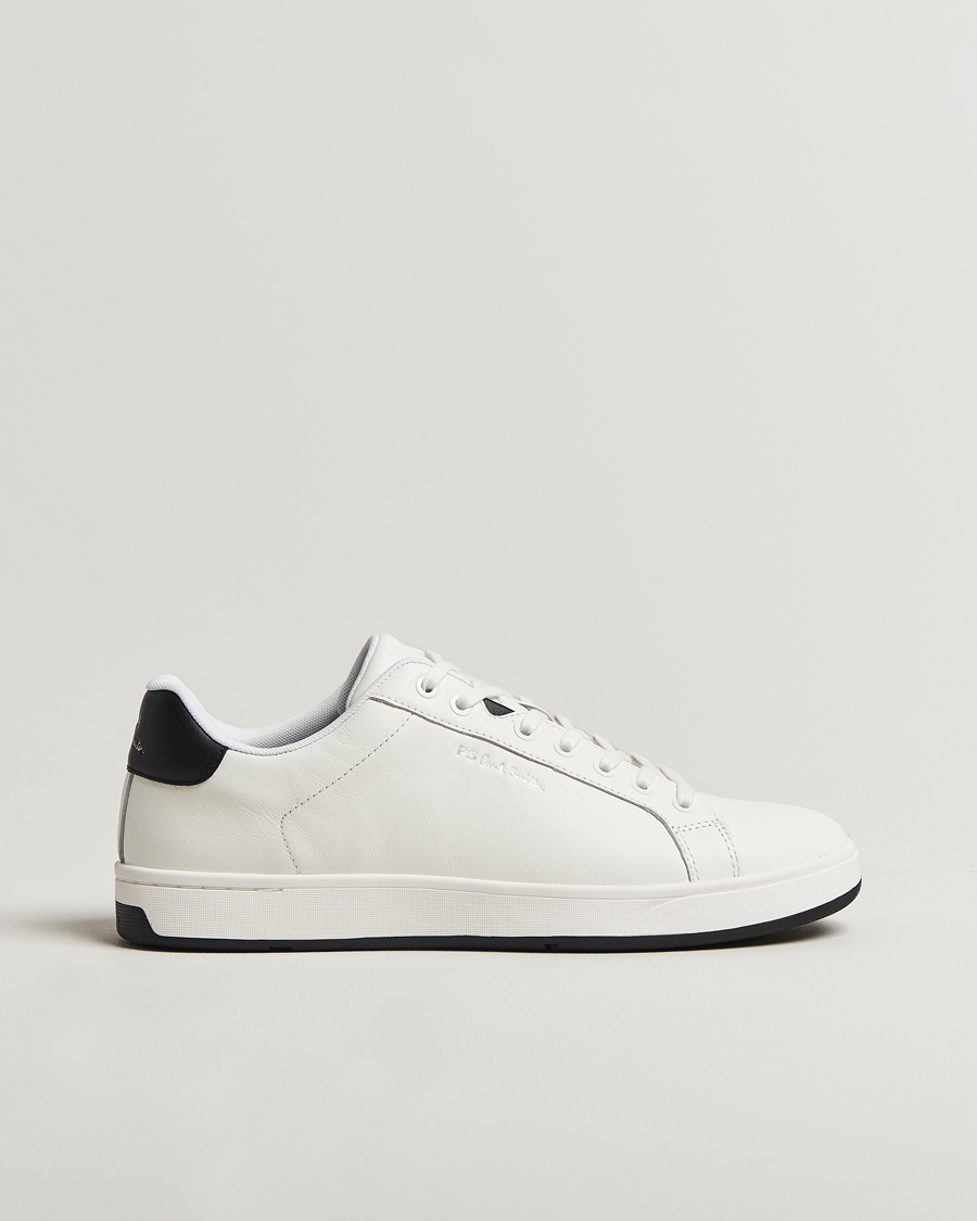 Herr | Sneakers | PS Paul Smith | Albany Leather Sneaker White/Black
