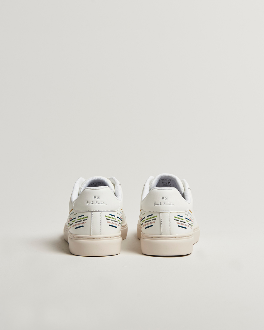 Herr | Sneakers | PS Paul Smith | Rex Embroidered Leather Sneaker White