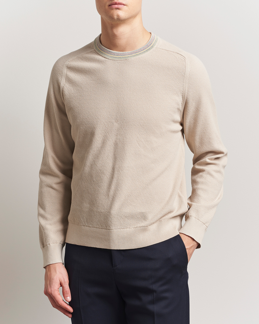 Herr | Tröjor | PS Paul Smith | Cotton Knitted Sweater Off White