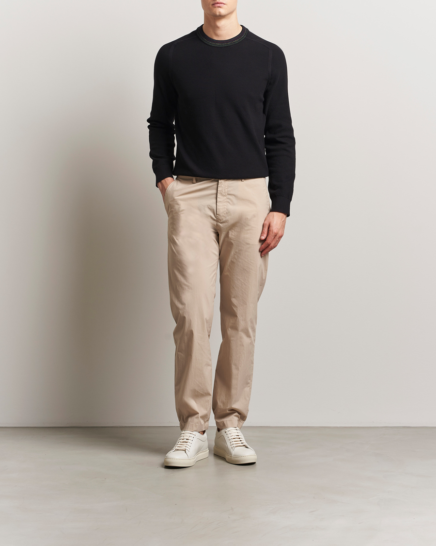 Herr | Tröjor | PS Paul Smith | Cotton Knitted Sweater Black