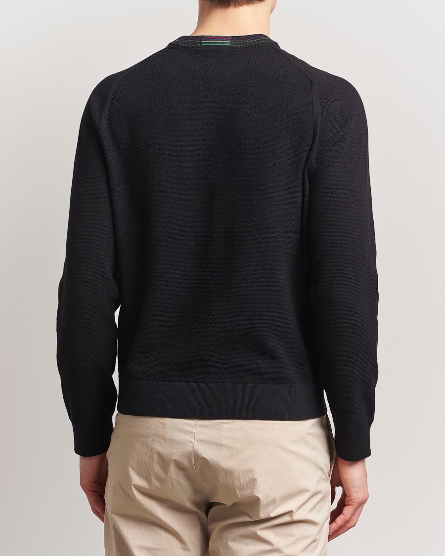Herr | Tröjor | PS Paul Smith | Cotton Knitted Sweater Black