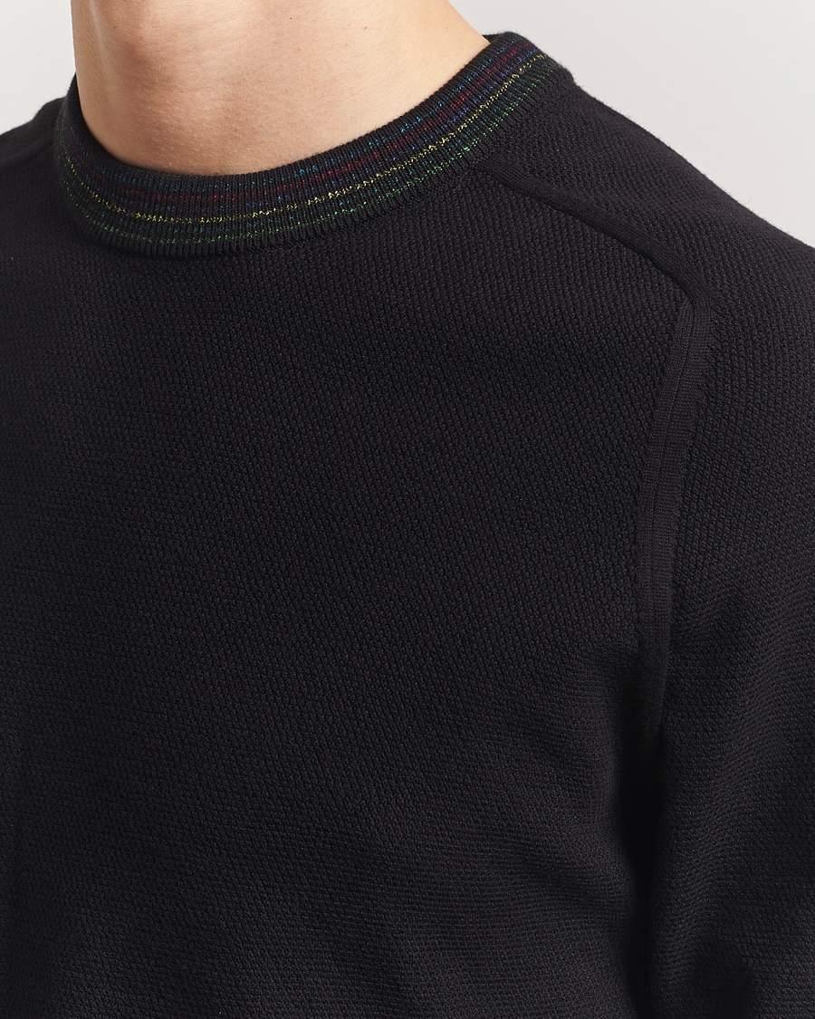 Herr | Tröjor | PS Paul Smith | Cotton Knitted Sweater Black