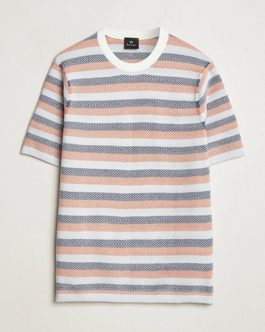 Herr | T-Shirts | PS Paul Smith | Striped Knitted T-Shirt Multi