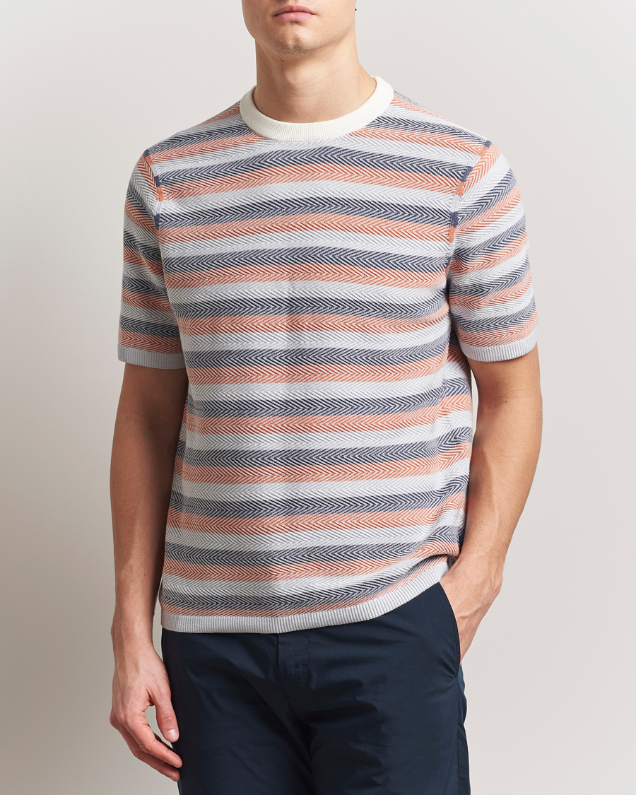 Herr | T-Shirts | PS Paul Smith | Striped Knitted T-Shirt Multi