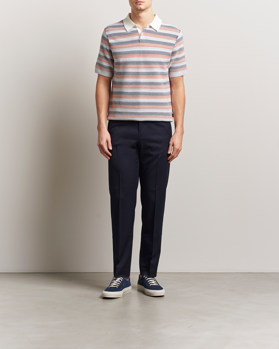 Herr | Pikéer | PS Paul Smith | Striped Knitted Polo Multi
