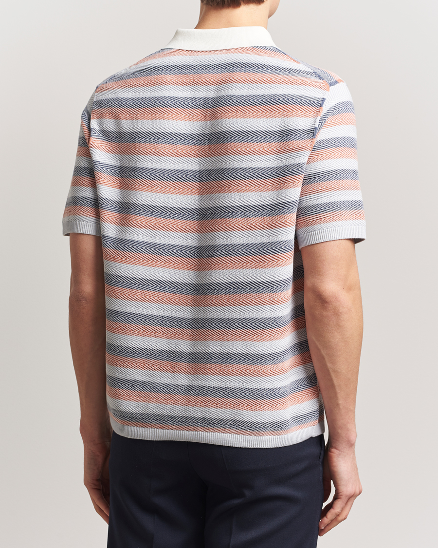 Herr | Pikéer | PS Paul Smith | Striped Knitted Polo Multi
