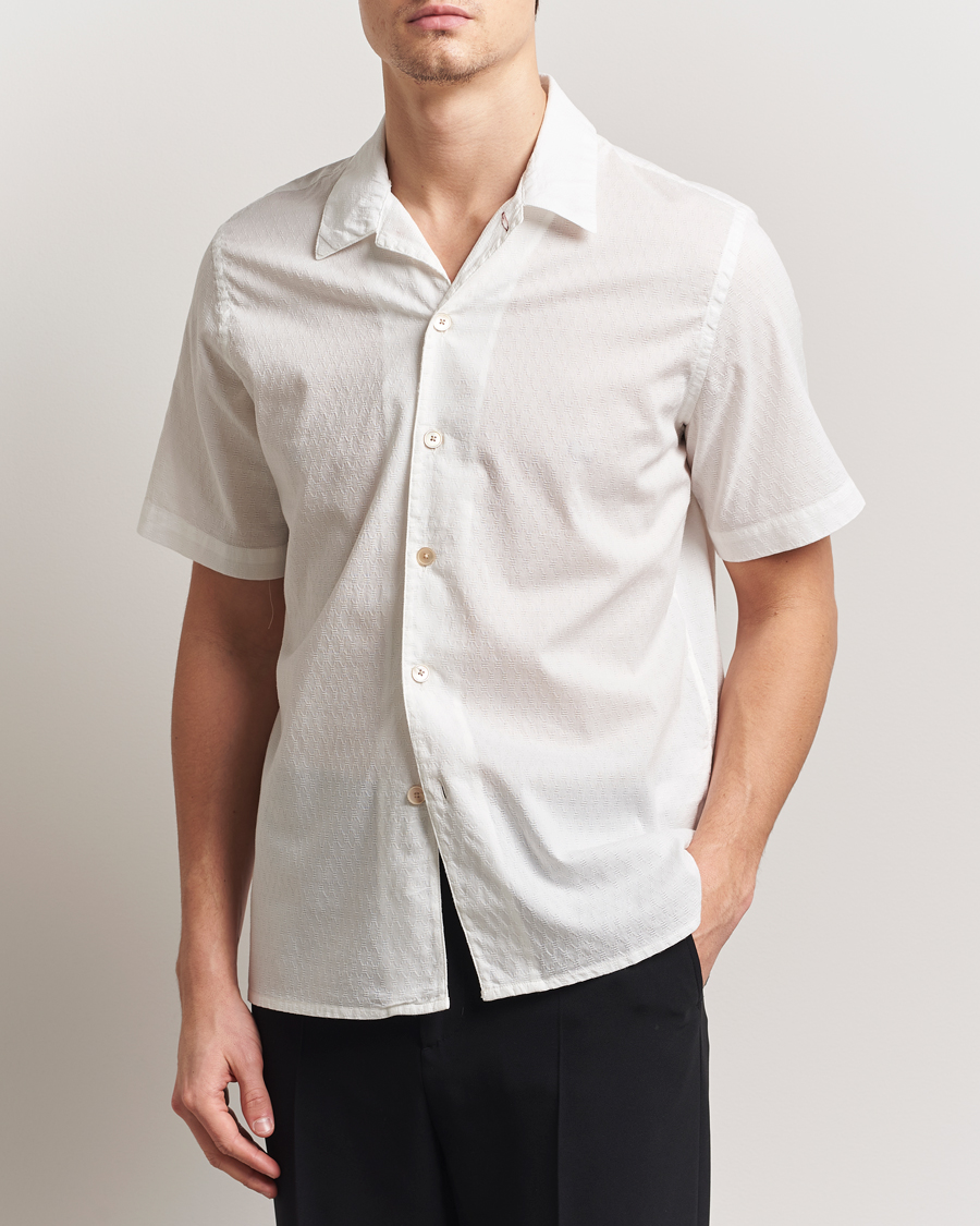 Herr | Skjortor | PS Paul Smith | Structured Short Sleeve Shirt White