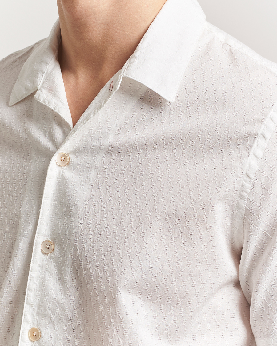 Herr | Skjortor | PS Paul Smith | Structured Short Sleeve Shirt White