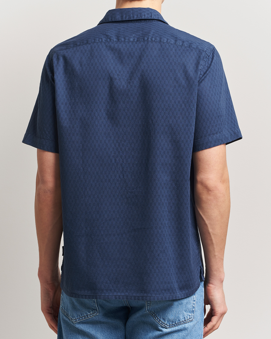 Herr | Skjortor | PS Paul Smith | Structured Short Sleeve Shirt Navy