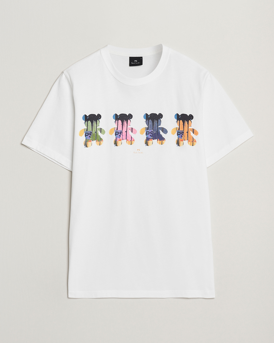 Herr | T-Shirts | PS Paul Smith | Teddy Printed T-Shirt White